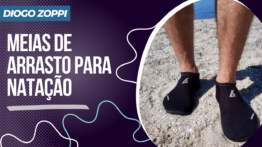 Meias de arrasto para natação